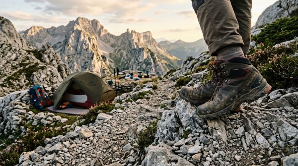Comment choisir des chaussures adaptées pour un camping en milieu rocailleux?